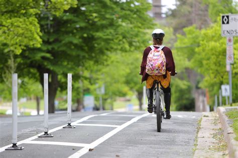 Getting to campus .